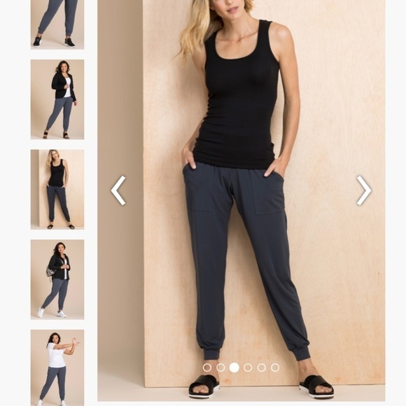 Peach Grey Boho Joggers - EUC - Size Medium - Picture 2 of 5